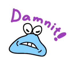 cutie slime monster Jr sticker #9325884