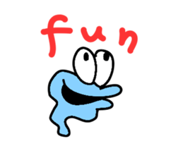 cutie slime monster Jr sticker #9325885