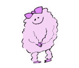 Fluffy Yeti-kun from Nepal sticker #9326001