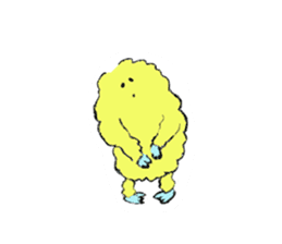 Fluffy Yeti-kun from Nepal sticker #9326006