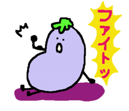 loose eggplant4 sticker #9326013