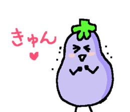 loose eggplant4 sticker #9326016