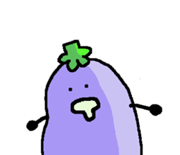 loose eggplant4 sticker #9326018