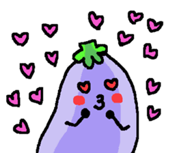 loose eggplant4 sticker #9326019