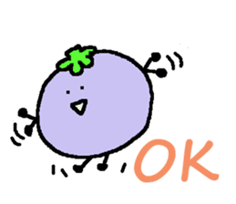 loose eggplant4 sticker #9326037