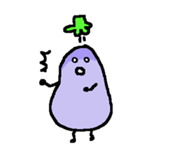 loose eggplant4 sticker #9326044