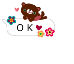 sticker of the balloon bear2/New sticker #9326448