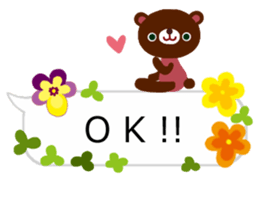 sticker of the balloon bear2/New sticker #9326450