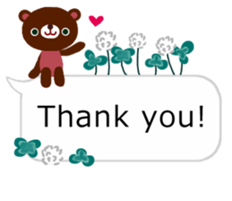 sticker of the balloon bear2/New sticker #9326453