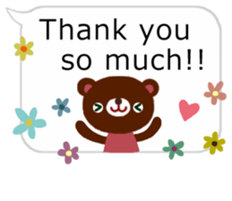 sticker of the balloon bear2/New sticker #9326455