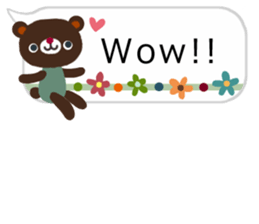 sticker of the balloon bear2/New sticker #9326459