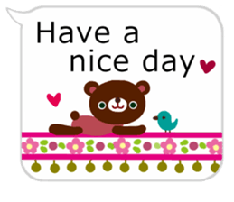 sticker of the balloon bear2/New sticker #9326468