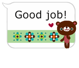 sticker of the balloon bear2/New sticker #9326470