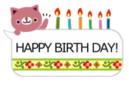 sticker of the balloon bear2/New sticker #9326471