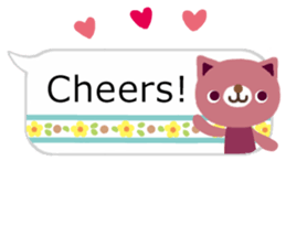 sticker of the balloon bear2/New sticker #9326476