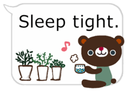 sticker of the balloon bear2/New sticker #9326485