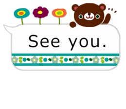 sticker of the balloon bear2/New sticker #9326486