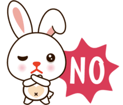 Baby rabbit Adventure sticker #9327303