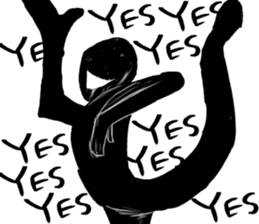 Black and white series sticker #9327338