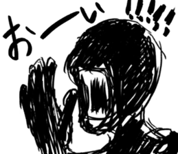 Black and white series sticker #9327340