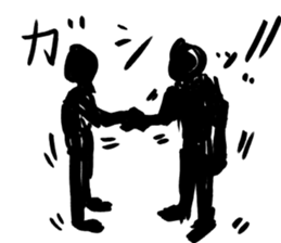 Black and white series sticker #9327341