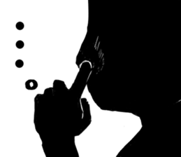 Black and white series sticker #9327353