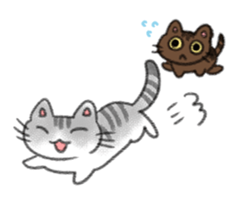 Cute calico and Friends sticker #9328029