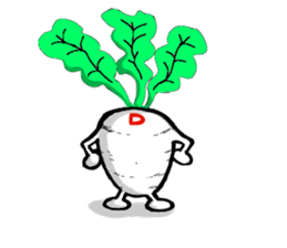 D-Radish sticker #9328131