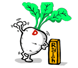 D-Radish sticker #9328135