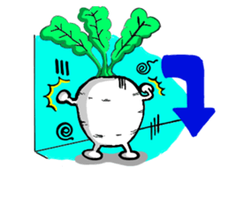 D-Radish sticker #9328143