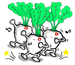 D-Radish sticker #9328144