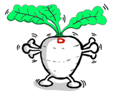 D-Radish sticker #9328156