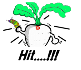 D-Radish sticker #9328158