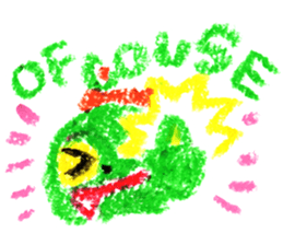 Crayonsaurus sticker #9328895