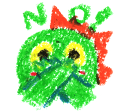 Crayonsaurus sticker #9328896