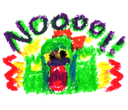 Crayonsaurus sticker #9328898