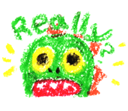 Crayonsaurus sticker #9328900