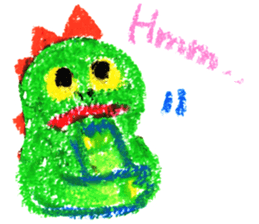 Crayonsaurus sticker #9328903