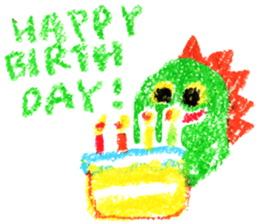 Crayonsaurus sticker #9328909