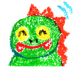 Crayonsaurus sticker #9328910