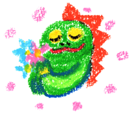 Crayonsaurus sticker #9328915