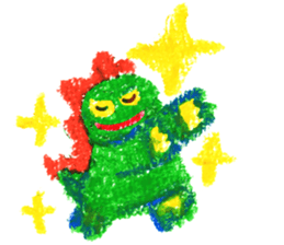 Crayonsaurus sticker #9328916
