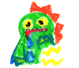 Crayonsaurus sticker #9328919