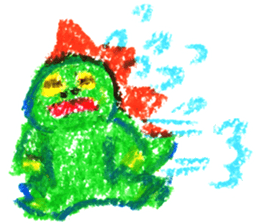 Crayonsaurus sticker #9328925