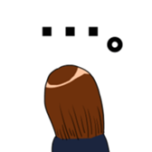 kawaii Japan of active high school girls sticker #9329297