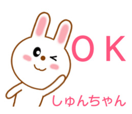 Sticker to send Syun-chan sticker #9329340