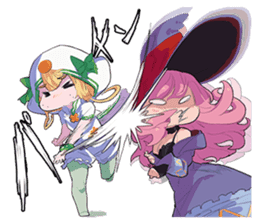 Witch Sisters - Rin & Luna sticker #9330485