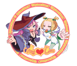 Witch Sisters - Rin & Luna sticker #9330486