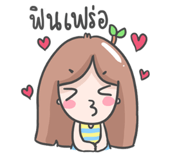 cute tree girl sticker #9330569