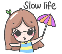 cute tree girl sticker #9330575